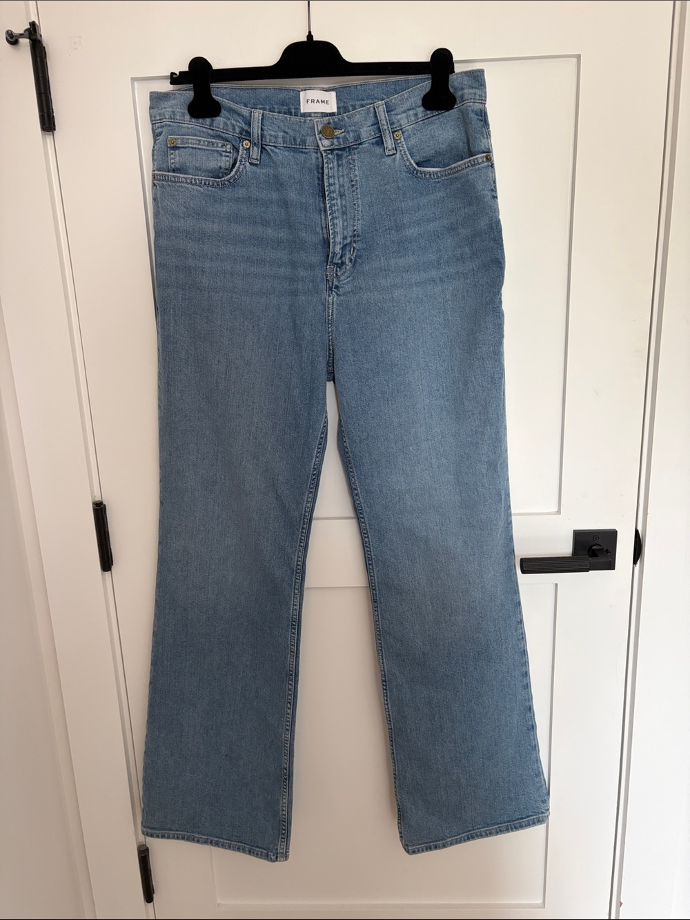 Frame Denim Light Blue Wide Leg Jeans
